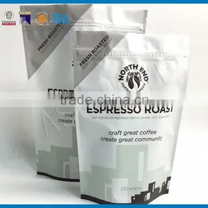Hot Seal White Aluminum Foil Zip-lock Stand up Pouch With Logo Printing for Food Packaging Supplier's Choice thumbnail-1