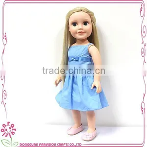 Factory Made Doll Clothes, China Doll Clothes, Doll Bule Dress thumbnail-1