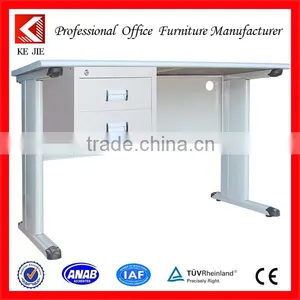 High Quality India Employee Steel Desk With Two Drawers Steel Frame Desk thumbnail-1
