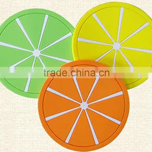 Factory Wholesale High Quality Plastic Silicone Softtextile Cup Mat thumbnail-2