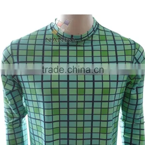 Sublimated Round Neck Sun Protected Long Sleeve Shirt/ Rash Guard thumbnail-4