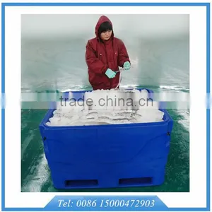 1000L Rotational Molded Plastic Fish Bunker, Fish Totes, Fish Tubs, Fish Container thumbnail-4