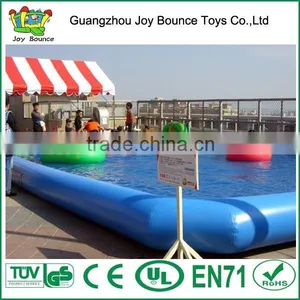 0.9mm PVC Tarpaulin Inflatable Swimming Pool ,customized Inflatable Water Pool for Boat thumbnail-1