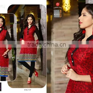 COTTON DESIGNER KURTIS thumbnail-6