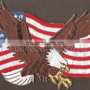 Eagle US Flag Embroidered Emblem/Badge/Insignia thumbnail-1