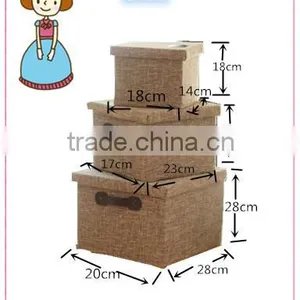 WBN-1: MuJia Wholesale Cotton and Linen Storage Box, Toys, Underwear, Clothes Storage,felt Toy Storage,travelling Box thumbnail-5