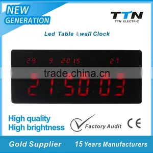 Hot Sale 1.8 Inch Led Clock With Temperature and Week Display thumbnail-1