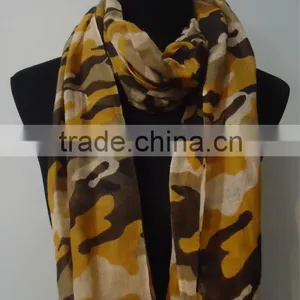 Fashion Camouflage Printed Blending Scarf thumbnail-1