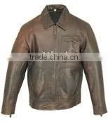 Men Cow Leather Fashion Jackets thumbnail-1