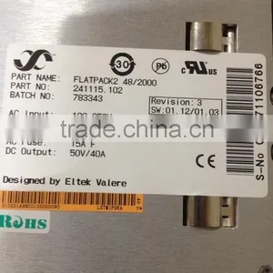 Eltek FLATPACK2 48/2000 2000W 48V Rectifier DC Power 241115.100 thumbnail-4
