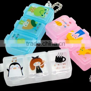 Straight Shape Mini Storage Box With 3 Compartments thumbnail-2