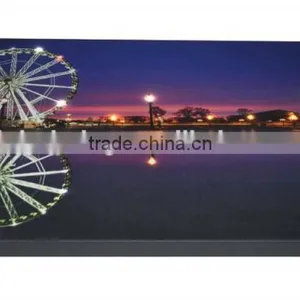 Ferris Wheel LED Lighted Canvas Wall Art Printing, Beautiful Landscape, Home Decoration thumbnail-3