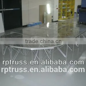 Alminum Instellistage, Drum Riser Stage, Mobile Stage, Folding Stage for School Stage Events thumbnail-5