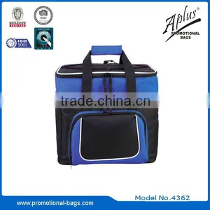Fashion Pure Color PP Woven Tape Padded Handle Cooler Bag thumbnail-1