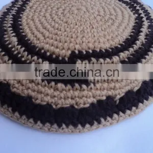 Jewish Crochet Kippah,Knit Kippot Wholesale / Jewish Kippah Hand Knitted Yarmulka Yamaka Kippot Judaica Kipa Gif, Kippah Kids thumbnail-3