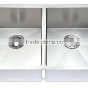 USA Stainless Steel Kitchen Sink Double Bowl With CUPC Approval thumbnail-3
