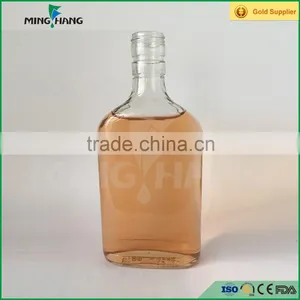 350ml Clear Empty Wine Glass Bottle With Aluminum Cap thumbnail-1