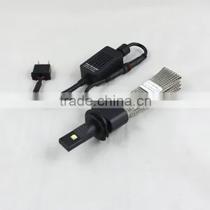 H7 Fanless LED h7 Headlight High Power 40w 6500k Xenon White h7 Led Headlight Bulbs thumbnail-4
