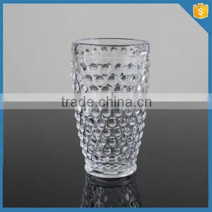 LXHY-T068 Hobnail Cheap Crystal Drinking Glass Tumbler Glass thumbnail-3