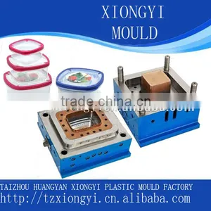 Custom EU Standard Injection Rectangluar Food Container Mould Manufacturer thumbnail-1