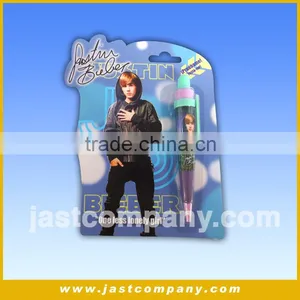 Justin Bieber Talking Pen, Custom Magic Ball Pen, Music and Magic Pen thumbnail-1