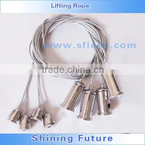 Led Board LED Panel Light Lifting Rope/LED Light Hanging Kit With Wire Rope thumbnail-1