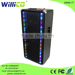 Willico Hi-Fi Tower DJ PA Speaker +Bluetooth +USB/SD/FM +LED Light Wws-77 thumbnail-1