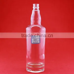 Bulk Wholesale Frosted Cylindrical Bottles Printing LOGO Bottles Dull Mouth Liquor Bottles thumbnail-5