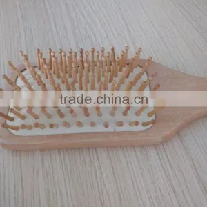 Natural Wooden Hair Brush thumbnail-1