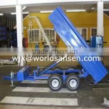 Agriculture Tractor Trailer With Hydraulic Power Unit ATV Dump Trailer Trucks and Atv Log Trailer With Crane thumbnail-3