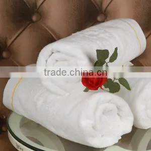 Hotel Cheap Towel Jacquard Logo Towel White Unique Towel thumbnail-1