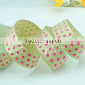 50 Wedding Anniversary Decoration Polka Dot Printed 3 Inch Grosgrain Ribbon thumbnail-3