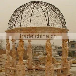 Full Handmade European Style Gazebo & Pavilion Natural Stone Kiosk thumbnail-2