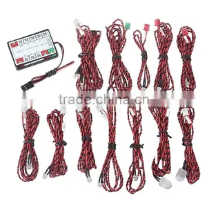 Good 14 LED Flashing Light Lamp System for RC Aircraft Plane Helicopters & Airplanes Glider Simulate thumbnail-1