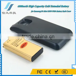 6500mAh 3.85V G870 Extended Battery for Samsung S5 Mini With Back Cover Black thumbnail-5