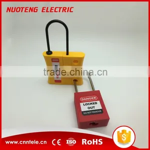 NH04 Durable Yellow Nylon Lockout Hasps With Four Holes thumbnail-1