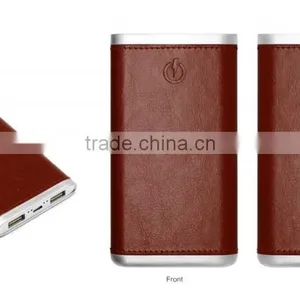 Creative pu Leather Shape Power Bank With USB Flash Drive as Team Corporate Gifts,factory Make Private Model Power Banks thumbnail-5