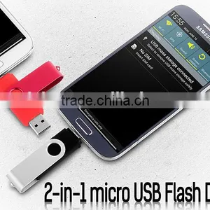 Swivel Otg Usb Pen Drive, Wholesale Otg Usb Stick, Popular 2 in 1 Usb Flash Drive (support Support Smart Phone and Tablet PC) thumbnail-4