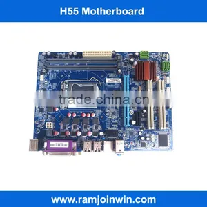 Cheap Affordable ATX Type H55 Lga1156 Ddr3 Ram Supported Motherboard thumbnail-3