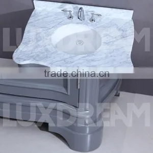 60" Classic Free Standing Bathroom Vanity Wooden Stain Finish thumbnail-6