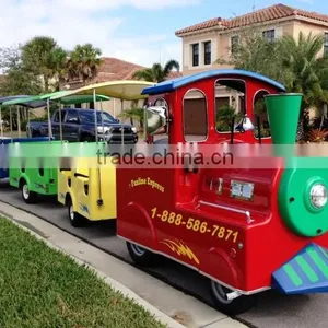 Amusement Carnival Trackless Trains for Sale, Party Rental Rides thumbnail-6