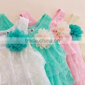 Latest Sweet Lace Princess Dress Lovely Lace Princess Dress thumbnail-3