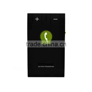 V4.0 Multipoint Handsfree Bluetooth Car Speakerphone for Mobile Phone thumbnail-1