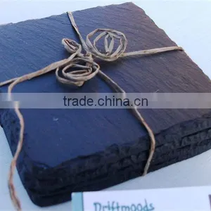 Black Slate Coasters (square) 10127 thumbnail-1