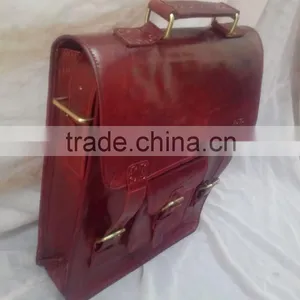 Real Leather Laptop Briefcase/pure Leather Office Bag/genuine Leather Bags for Men thumbnail-1