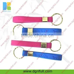 Silicone Simple Key Ring for Promotion Gift thumbnail-1