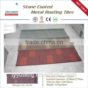 Cheap Price From Factory /Shingle /classical Roofing Materials/ Stone Coated Metal Roof Tile thumbnail-2