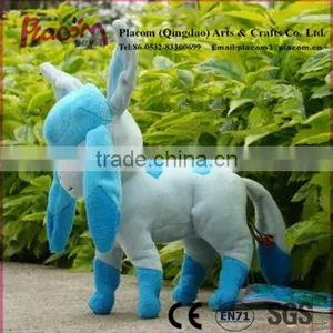 High-quality Official Cheap Cute 2 Pcs Rare Leafeon & Glaceon Pokemon Plush Toy Cuddly Stuffed Animal Doll for Wholesale thumbnail-3