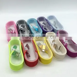 Usb Braided Cable 10ft Nylon Iron Shell USB Cable for V8 Android Data Cable thumbnail-1