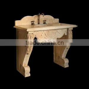 Hand-carved Indoor Marble Sink thumbnail-1